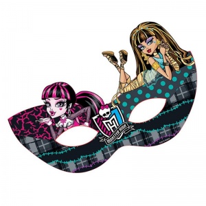 Monster High Parti Maskesi Karton 6 Adet