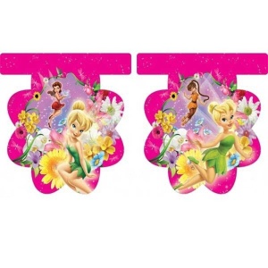 Disney Fairies Tinkerbell Peri Plastik Bayrak Set 3 mt