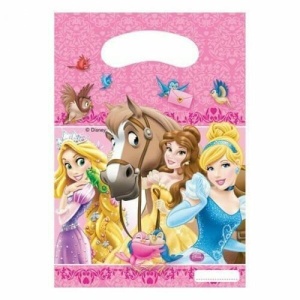 Disney Princess Palace Pets Prenses Plastik Parti Çantası 6 Adet