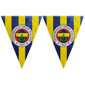 Fenerbahçe Kağıt Bayrak Flama Set 3,20 cm