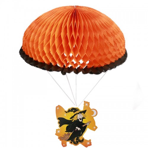Paraşüt Petek Şeklinde Kağıt halloween Bayramı Cadı Asma Süs
